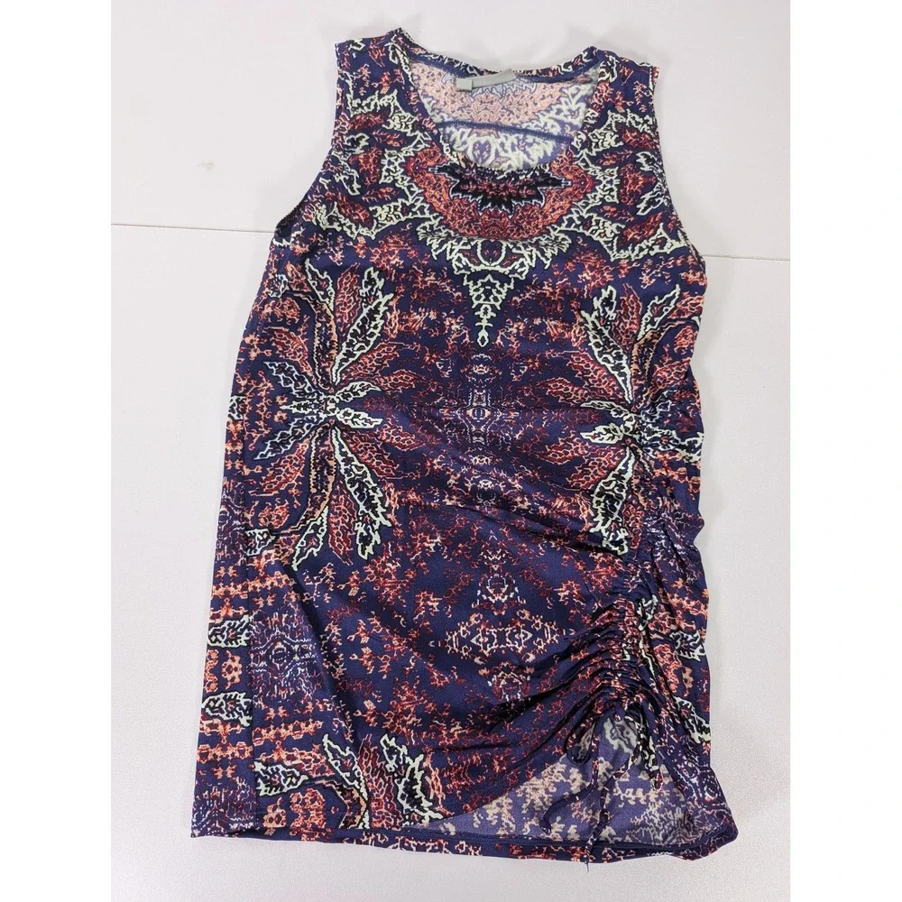Athleta Tank Top‎ Womens Small Ruched Side Sleeveless Activewear Shirt